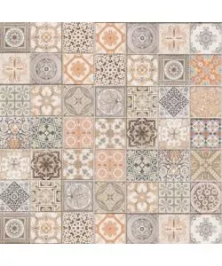 Salvapavimenti 'persian tiles' in vinile spessorato, 100x150 cm